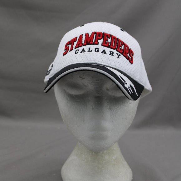 Calgary Stampeders Hat (VTG) - Arch Script by Puma - Adult Gripback - Picture 1 of 10